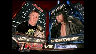 John Cena vs. Undertaker | October 9, 2006 Monday Night Raw