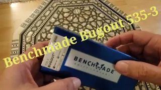 Распаковываю новый Benchmade Bugout 535-3, он из карбона