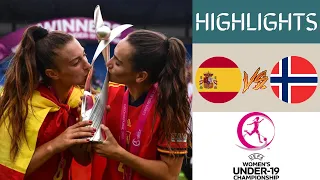 Spain vs Norway UEFA Women's U19 Championship Highlights | Final