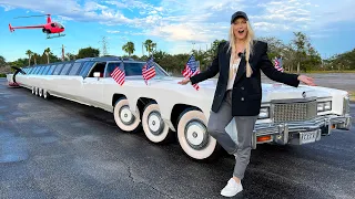 World's Longest Car Has A Helipad And Swimming Pool!