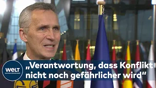 NATO-TREFFEN IN BRÜSSEL: STOLTENBERG rechnet mit langem UKRAINE-KRIEG – Eskalation vermeiden