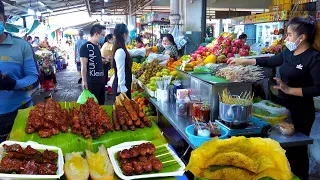 Cambodian Yummy Street Food For All Time - Snail Soup, Grilled Beef, Fried Rice, Fruits, & More