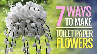 7 Toilet Paper Flowers Tutorial