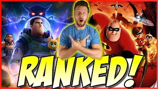 All 26 Pixar Films Ranked! (w/ Lightyear)