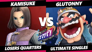 Sumapa 136 TOP 8 - Glutonny (Wario) Vs. Kamisuke (Hero) Smash Ultimate - SSBU