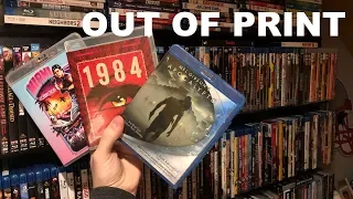 My Out Of Print (OOP) Blu-ray Collection | Scream Factory, Steelbooks, and More!