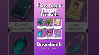 How to get Purple Trinkets - Dawnlands #dawnlands #shorts #tutorial #survival #game #new #trinkets