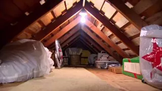 VIDEO: Man finds woman living in attic