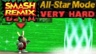 Smash Remix - All Star Mode Gameplay with Peppy (VERY HARD)