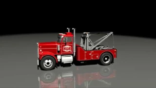 Diamond Reo Giant Tow Truck 3D model turntable