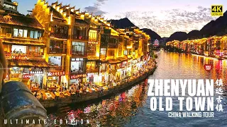 Walking in Zhenyuan Old Town, China's Most Famous Paradise Old Town | 4K HDR