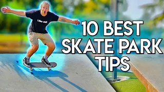 10 BEST BEGINNER SKATEPARK TIPS!