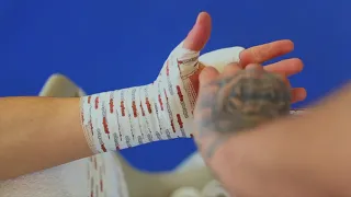 Empire Pro Tape: Boxing hand wrap with Cutman, Jamie Sheldon, and Professional Boxer, Dalton Smith