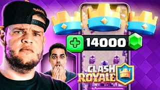 Clash Royale: TRÊS COROAS E GEMO A CONTA DELE! ‹ EduKof Games ›