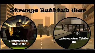 Roblox:"StrangeBathtubWar(now"Skibid Toilet Morphs") GAMEPASSES MALE 07 + MALE 09