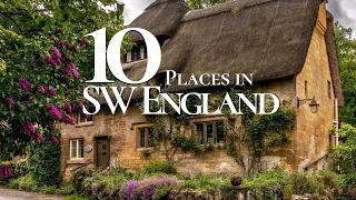 10 Most Beautiful Places to Visit in South West England 4k 🏴󠁧󠁢󠁥󠁮󠁧󠁿 | Cotswolds | Dorset