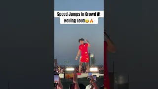 Speed Jumps In Crowd At Rolling Loud 🤣