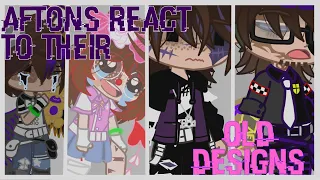 The Afton Family React to their Old Designs |Afton Family| {Gacha Club} |FNaFxGC|