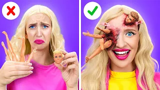 DEKORASI HALLOWEEN SERAM & MUDAH | Coba Jangan Takut 😱 MENCOBA MAKE-UP HALLOWEEN SERAM CHALLENGE