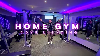 Amazing Home Gym LED Cove Lighting!