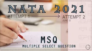 IMPORTANT NATA MSQ BASED ON ATTEMPT-1 |RIDDLE  QUESTIONS NATA 2021| MOCK TEST |JUNE NATA EXAM |TRB