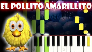 El Pollito Amarillito | Piano Cover | Tutorial | Karaoke