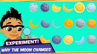 Phases Of The Moon | Why Does The Moon Change Its Shape? DIY Science Experiment | Science for Kids
