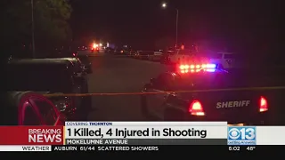 1 dead and 4 injured after a shooting in San Joaquin County