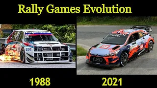 RALLY GAMES EVOLUTION 1988-2021