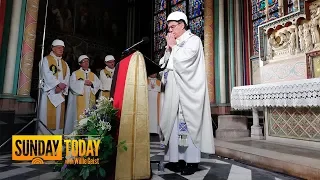 Worshippers In Hard Hats Attend Notre Dame Cathedral’s 1st Mass Since Blaze | Sunday TODAY