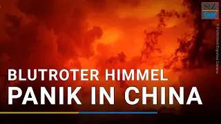 Blutroter Himmel in China | Was steckt dahinter?