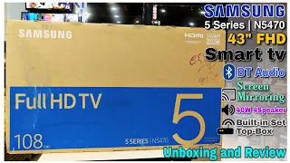 Samsung 43" N5470 Smart Full HD TV 5 Series || Unboxing and Review in Hindi