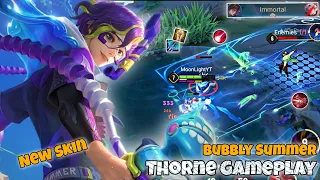 Thorne New Skin "Bubbly Summer" Dragon Lane Gameplay | Arena of Valor Liên Quân mobile CoT