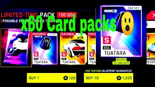 Asphalt 9 : Opening of SSC Tuatara pack x60😲