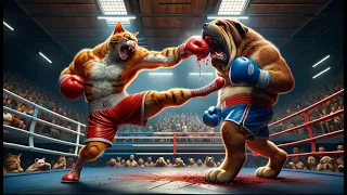 Orange Cat Boxer  #cat #pets #animals #cats #dog #boxing #childrensstory #poorcat #trending