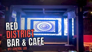 RED DISTRICT BAR & CAFE VIDEOTRON INDOOR By CENTRAL LED VIDEOTRON INDOOR & OUTDOOR