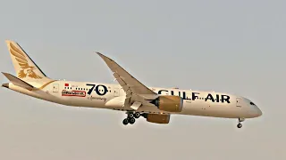 gulfair airplane emergency landing and takeoff