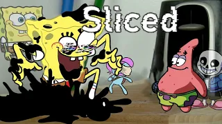 sliced but spongebob pibby and patrick(sans) sing it