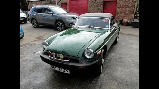 1970's MGB ROADSTER (Exterior Valet) Before & After.