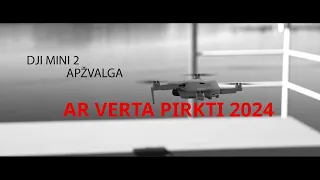 DJI MINI 2. APŽVALGA. AR VERTA PIRKTI 2024.