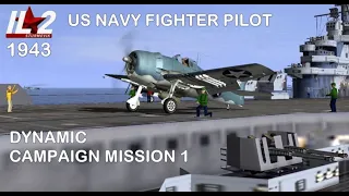 US Navy Pilot Dynamic Campaign Pacific1943 IL2 1946
