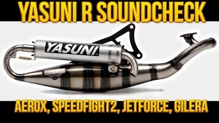 Yasuni R Sound auf Aerox, Speedfight 2, Jetforce und Gilera Runner