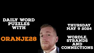 Oranje breaks the sound barrier for May 9 #connections #strands #wordle
