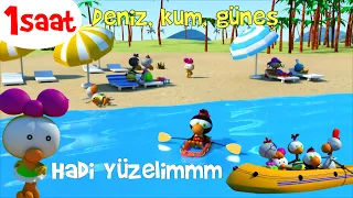 1 SAAT ÇİZGİ FİLM 😇😇😇#30 - Yaz Tatili Çok Güzel 🏊‍♀️🤩 | TRT Çocuk - Disney Channel