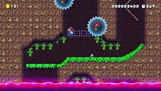 Rising Poison - Jungle Escape by dude2332 🍄 Super Mario Maker 2 ✹Switch✹ #axm