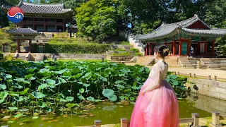 [4K] Seoul Walk - Walk through Royal Garden(HUWON) of Seoul. Changdeokgung Palace. 왕실의 비밀정원 "후원"