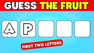 🍇Can You Guess The Fruit By First 2 Letters...? 🤔🥝