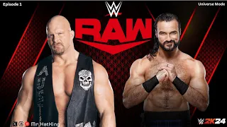 WWE2K24 | Universe Mode | Raw Episode 1