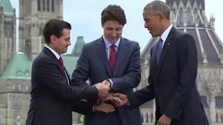 Obama's Painfully Awkward Handshake