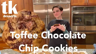 How to make delicious Toffee Chocolate Chip Cookies